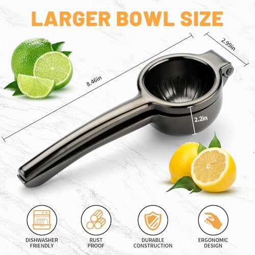 Lemon Squeezer, Stainless Steel Manual Lemon Juicer