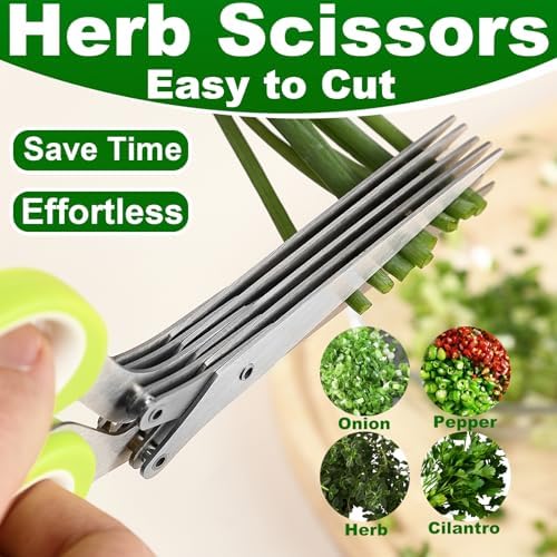 Heavy Duty Poultry Shears Herb Vegetable Salad Scissors 2pcs set ,Kitchen Shears for food Heavy Duty,Kitchen Scissors All Purpose,Chicken,Meat,Herb Salad Scissors for Chicken Turkey,Dishwasher Safe