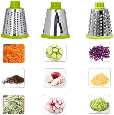 Dachenus Cheese Grater Rotary Cheese Grater,Versatile Cheese Shredder