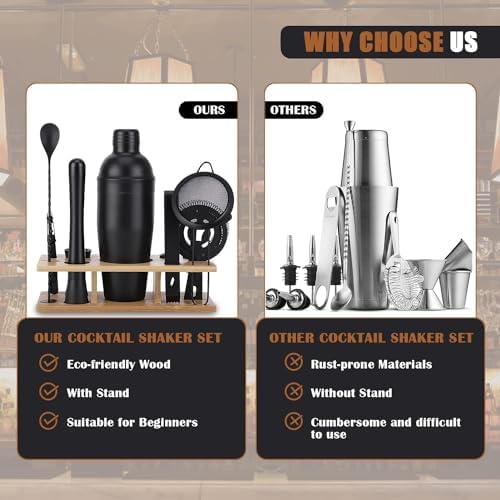 Cocktail Shaker Set Drink Shakers Bar Cart Accessories