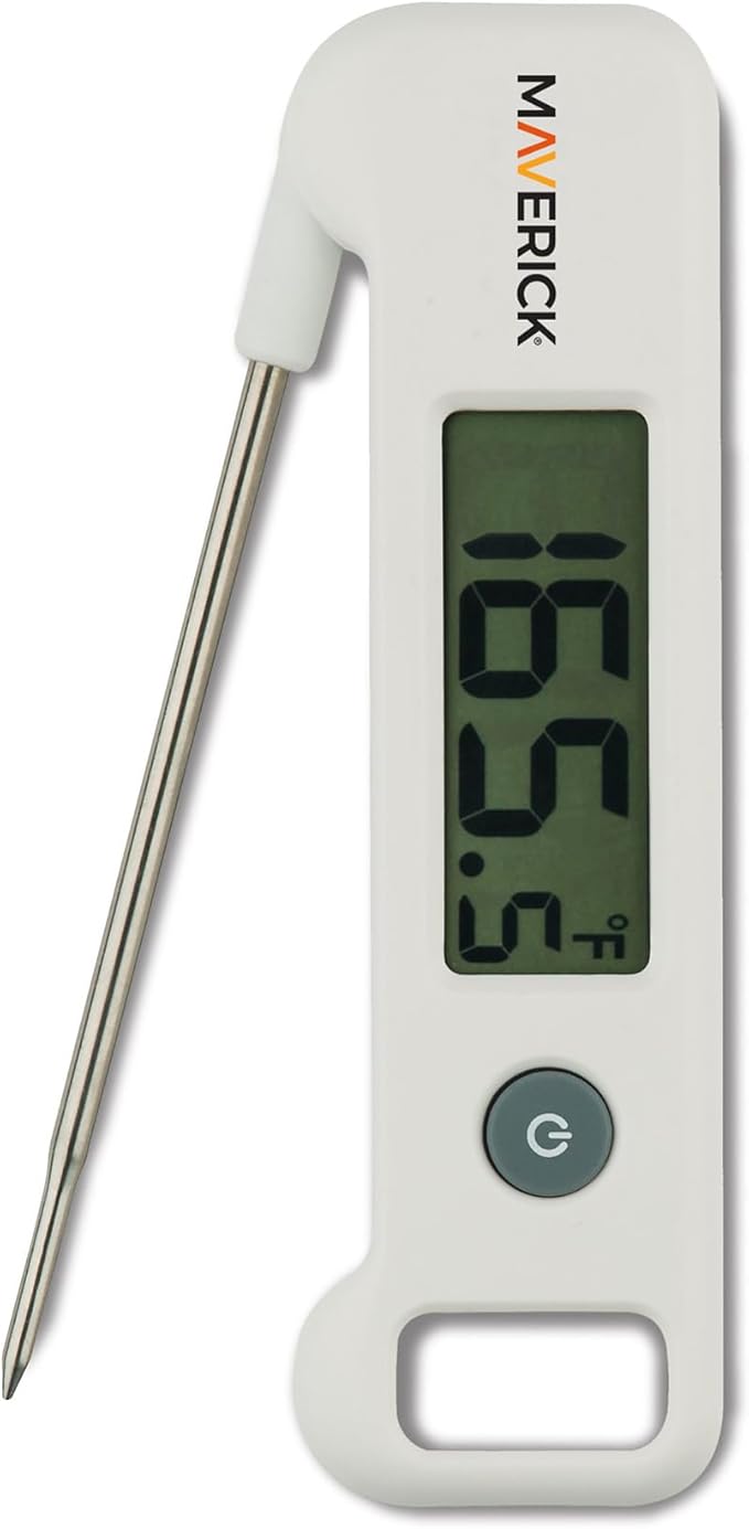 MAVERICK Folding Digital Instant Read Cooking Kitchen Grilling Smoker BBQ Probe Meat Thermometer