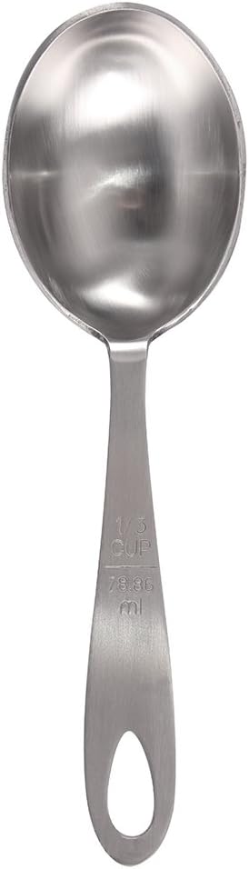 Lindy's MPC4 4-Piece Stainless Steel Measuring Scoop Set,Silver, 9 inches long