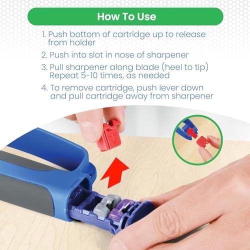 DMT Edgesharp XChangeSharp Cartridge Based Sharpener, 3-In-1 Kitchen Knife Sharpener, Scissors Sharpener & Serrated Knife Sharpener, Ergonomic, Space-Saving Design, 8"L x 2.5"W x 1"H