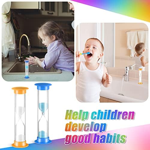 Queekay 48 Pcs 2 Minute Sand Timer for Kids Hourglass Timer,Colorful