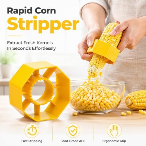Portable Manual Corn Stripper Tool for Kitchen and Outdoors
