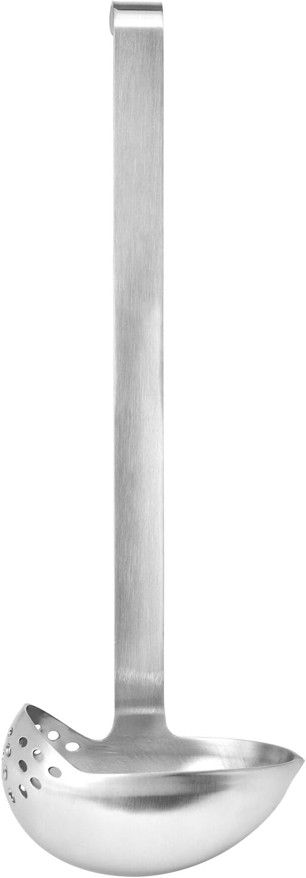 Amco Stainless Steel Straining Ladle - Silver 6.5-Ounce