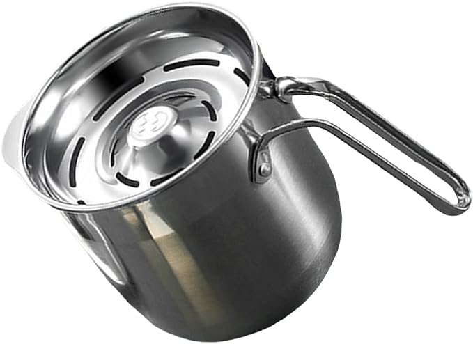DOITOOL Egg Separator Egg Yolk White Separator, Food Grade Egg Divider Stainless Steel Egg Sieves Kitchen Gadget Cooking Tool (Without Lids, 20.5X14.5X13CM)