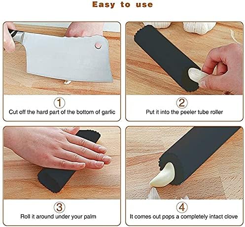 Premium 2-in-1 Garlic Press & Slicer – No Peel Needed, Crush & Mince Garlic/Ginger/Nuts – Heavy Duty Aluminum, Dishwasher Safe