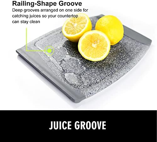 7.48" Small Plastic Cutting Board for Small Kitchen Task (Grey)