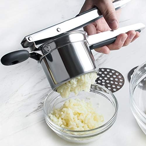 New Potato Ricer Masher Stainless Steel Fruit and Vegetable Crusher Food Ricer Presser