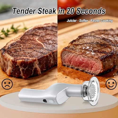YOTAN Electric Meat Tenderizer for Steak, 3 Speed Powerful Motor