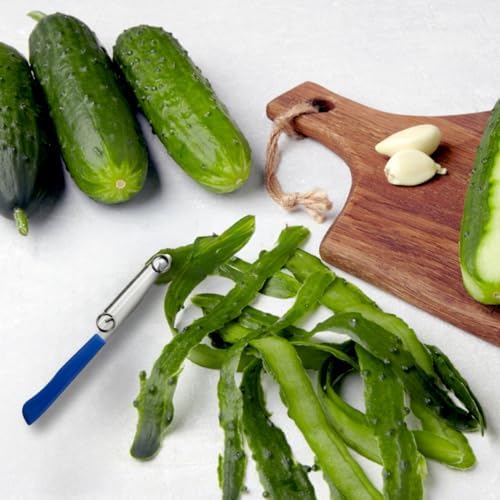 Quick Slicing Knife, 2024 New Magic Fruit Vegetable Peeler Peeling Slicing Knife Multifunctional Stainless Steel Fruit Slicer for Vegetables, Julienne Peeler Vegetable Peeler Slicer for Kitchen (3pc)