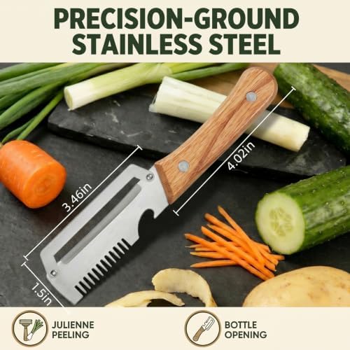 All-in-One Vegetable Peeler for Kitchen: Scallion Shredder