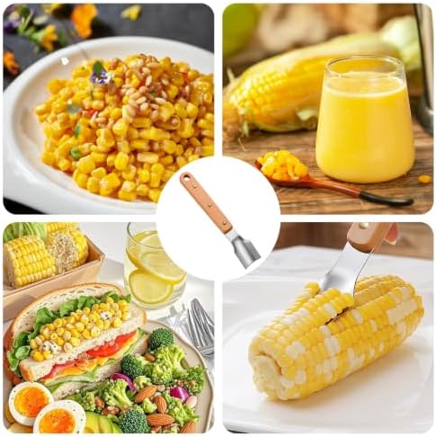 Corn Peeler for Corn on the Cob, Stainless Steel Stripper Tool for Kitchen