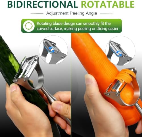 304 Stainless Steel Julienne Peeler