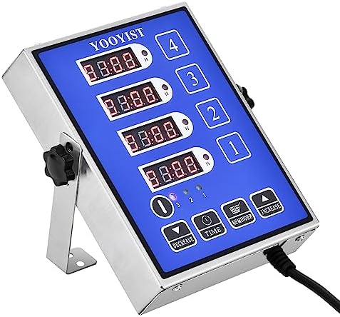 Commercial Kitchen Timer 4 Channel Digital Loud Alarm Cook Timer