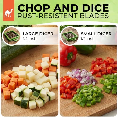 Grazie 16-in-1 Vegetable Chopper with Container – Multifunctional Food Cutter, Dicer, Slicer, Grater, Peeler – Essential Kitchen Gadget for Veggies, Fruits & Salad, Easy & No-Mess Meal Prep, Gray