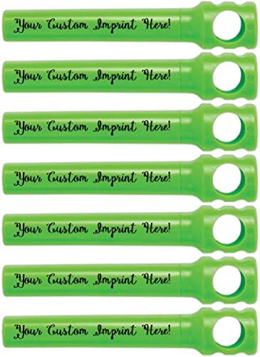 Personalized Pocket Corkscrew - Wine Bottle Opener- Custom Printed Name - Imprinted with Your Name, Logo or Message - Great Gift Ideas - FREE PERZONALIZATION - 12 Corkscrews per Box (Lime)