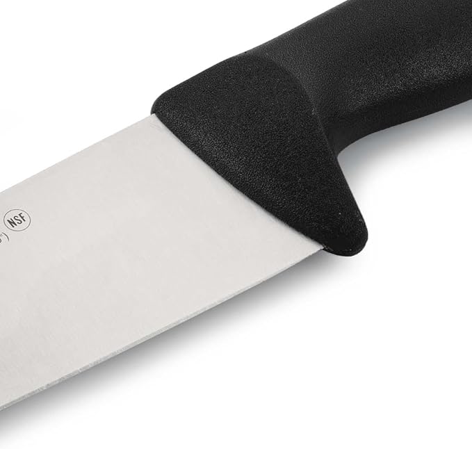 Arcos Range Butcher Knife 10 inch Nitrum Stainless Steel. Steak Knife. Polypropylene Black Handle. Color Identification System for Prolonged and Heavy Use. Series 2900. Color Black.