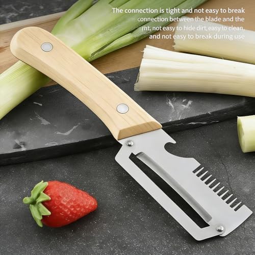 Multi-functional Vegetable Peeler for Kitchen, julienne peeler stainless steels, Multi Function Peeler Knife Set, Serrated Peeling Knife Peeler (6pcs)