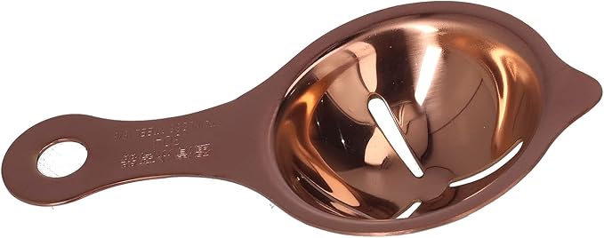 Stainless Steel Egg Separator Divider Egg White Yolk Filter Baking Tools for Kitchen Use Egg Separators (Rose Gold)