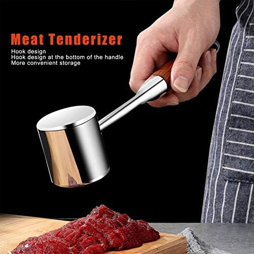 Topyond Meat Tenderizer Tool, Stainless Steel Mallet