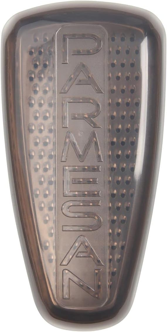 Fackelmann 7.5 x 3.7 x 2.8" Plastic/Stainless Steel Parmesan Grater With Storage Box, Silver