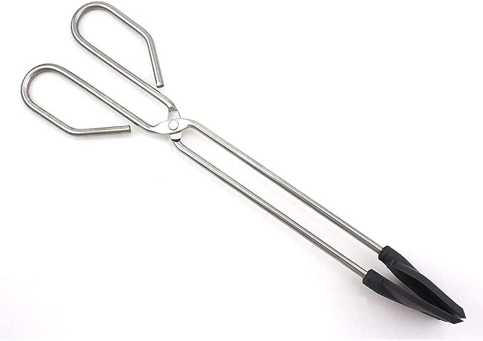 Fackelmann 00040 Kitchen Tongs with Silicone Blades 30cm