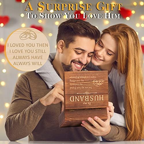 Gifts for Fathers Day Husband Him Men, Reusable Stainless Steel Engraved Whiskey Stones Glasses Set, Anniversary Wedding Gift for Men Husband Boyfriend Fiance, Cool Burbon Scotch Set Gifts