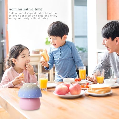 ELE DEPI 2pcs Cute Kitchen Timer for Kids,Mechanical Egg Timer for Cooking.