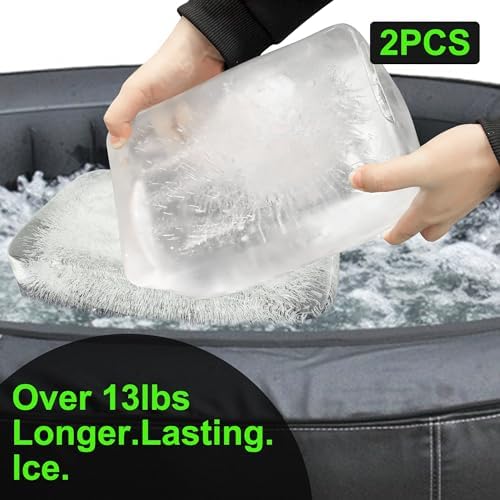 Gosmol Extra Large Ice Block Mold - 13lbs Giant Ice Cube Molds 2Pack