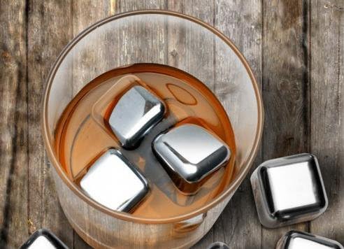 Surgical Grade Steel Whiskey Stones - BEST - Whiskey Rocks Ice cubes - 100%