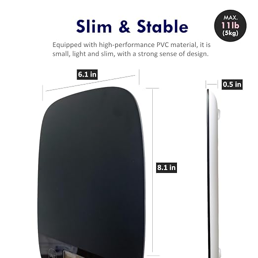Food Scale Kitchen Scales Digital Weight Grams & Ounces Black | Ultra-Slim, Max 11lbs 0.1oz Precision, Smart Tare, Baking Cooking, Accurate for Weight Loss, Coffee, Keto Diet, Meal Prep