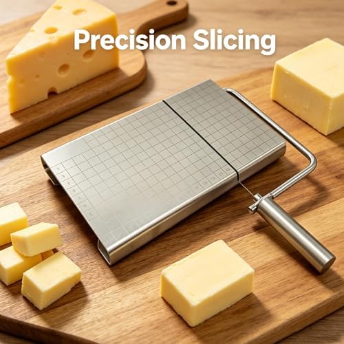 Stainless Steel Cheese Slicer, Charcuterie Kitchen Cutter