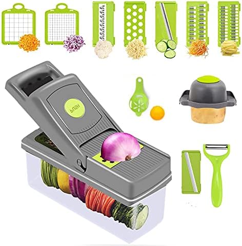Vegetable Chopper With Container Onion Chopper, Egg Slicer, Slicer, Vegetable Slicer, Professional food chopper,8 blades