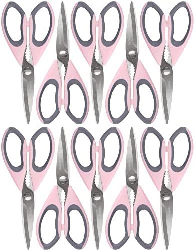 Premium Kitchen Shears - Pink Salt - 10 Scissors