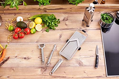 Rösle Stainless Steel Wide Crosswise Swivel Peeler, 1.5-inch