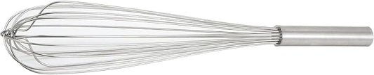 Soro Essentials- 18" Stainless Steel Heavy Wire French Whip- Wire Whisk for Whisking Cooking Beating Blending Stirring Ingredients Mixing Sauces Baking Tools for Cake Bread Pizza Pastry Biscuits