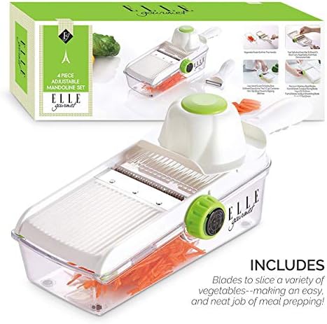 Mandoline Slicer Sets – Multiple Pieces & Parts Included for Slicing, Chopping and Peeling