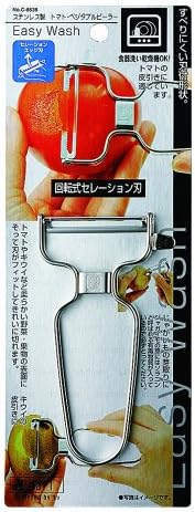 Pearl Metal C-8638 Easy Wash Stainless Steel Tomato Vegetable Peeler, Made in Japan