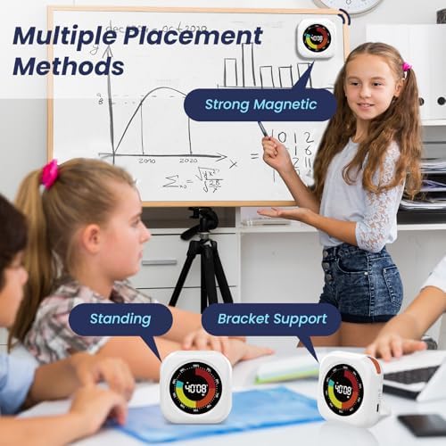 PERSUPER Visual Timer for Kids, Rechargeable 10-Hour Countdown/Up Timer