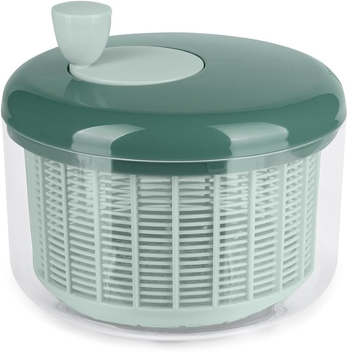 Livoo - MEN433 3.5L Salad Spinner - Manual, fine mesh, Non-Slip Base, Dishwasher Safe