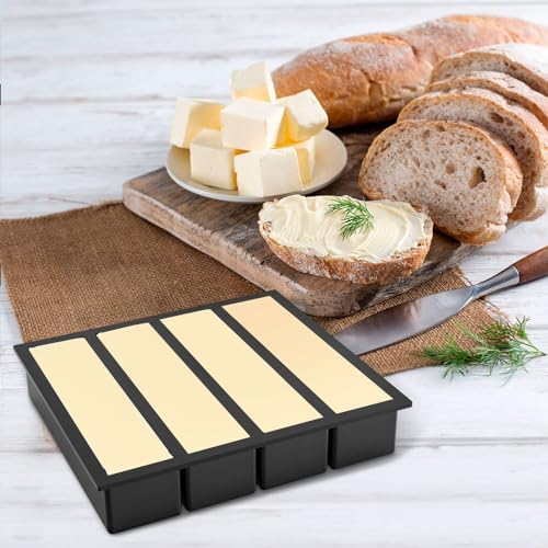 Kitchen Silicone Ice Cube Trays Large for Whisky, Collins Ice Cube Mold Tray Also Used for Butter Mold, 2 Count