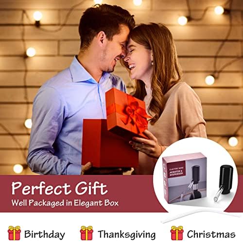 BLUBYEES Electric Wine Aerator and Automatic Wine Dispenser
