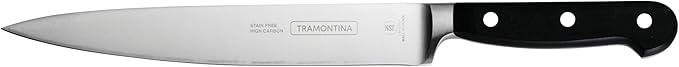 Tramontina Pro Series Forged 8-Inch Carving Knife, Stain-free High-Carbon Steel Kitchen Knives for Slicing Brisket and other Meats