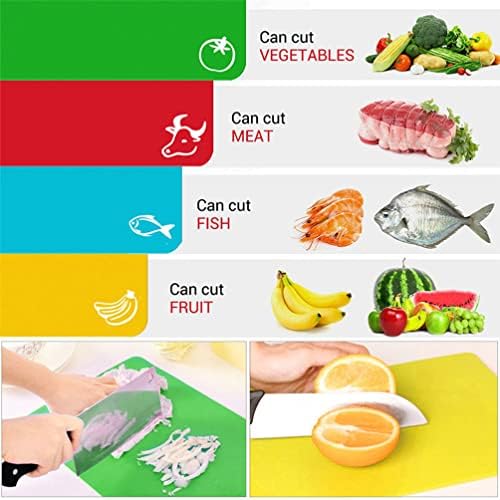 4pcs Chopping Board Hanging Cutting Board Home Accessory Fruit Plastic Kitchen Supplies Tools