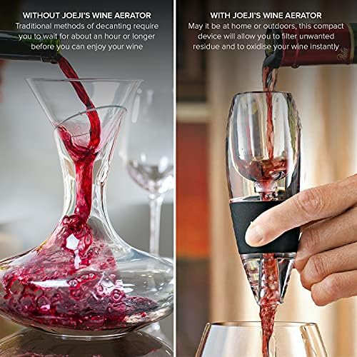 Wine Aerator with Stand - Joeji's Kitchen Red Wine Pourer and Filter