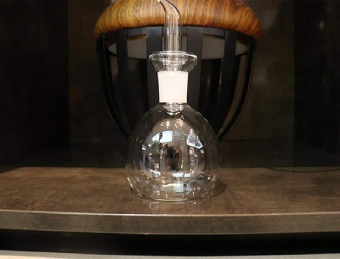 18 oz / 540 ml Glass All-Purpose Cruet, Glass Oil Decanter and Cruet (Spherical-18 oz)