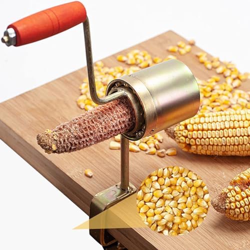DOITOOL Corn Stripping Tool Hand Corn Sheller Iron Corn Stripper Cutter Cob Corn Peeler Corn Thresher Slicer for Home Kitchen with Serrated
