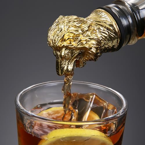 2Pcs Lion Head Wine Aerator Pourer Spout,Animals Shape Aerator